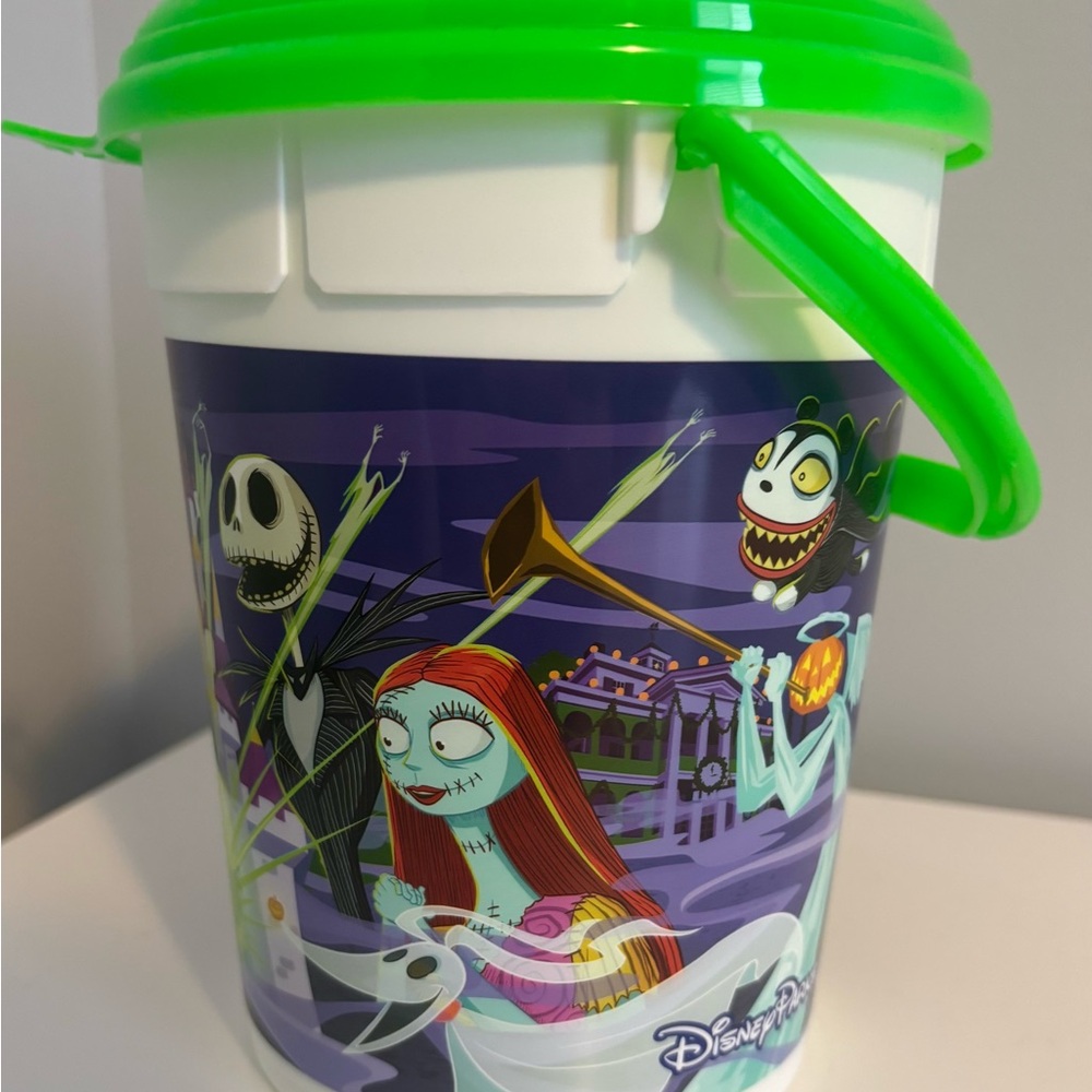 Disney Purple and Green Halloween Popcorn Bucket
